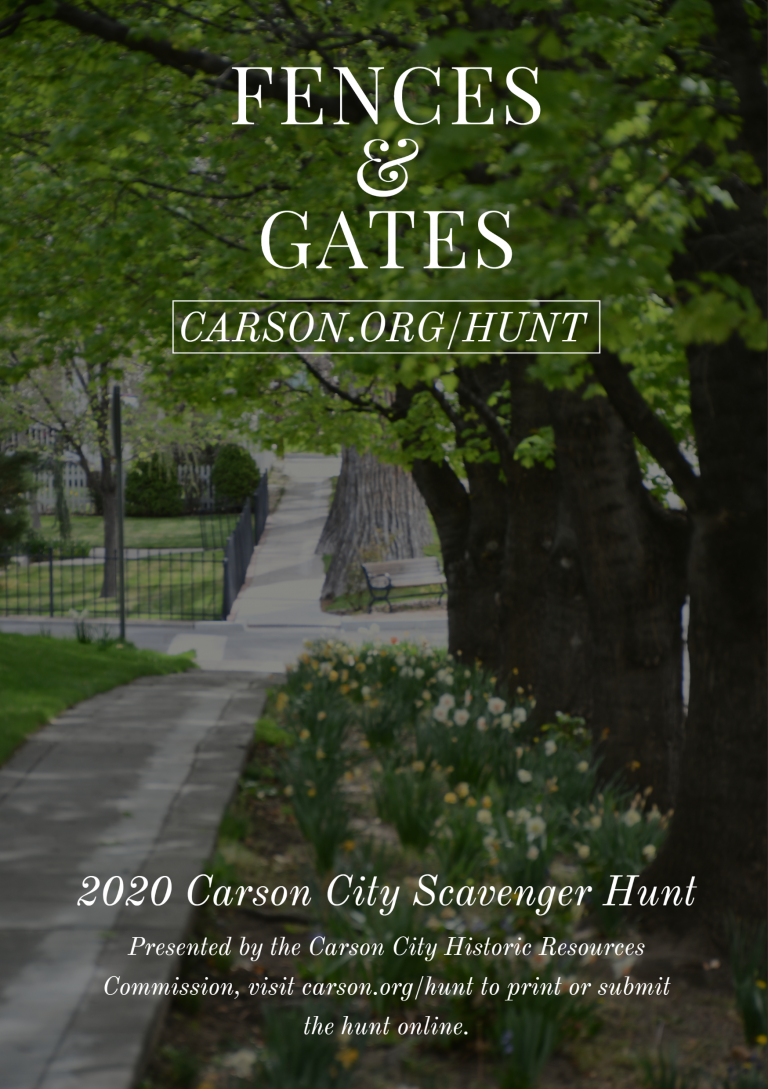 Historic Resources 11th Annual Scavenger Hunt Visit Carson City