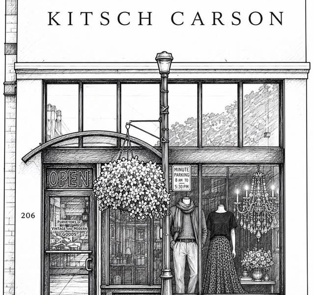 illustrated version of a downtown storefront