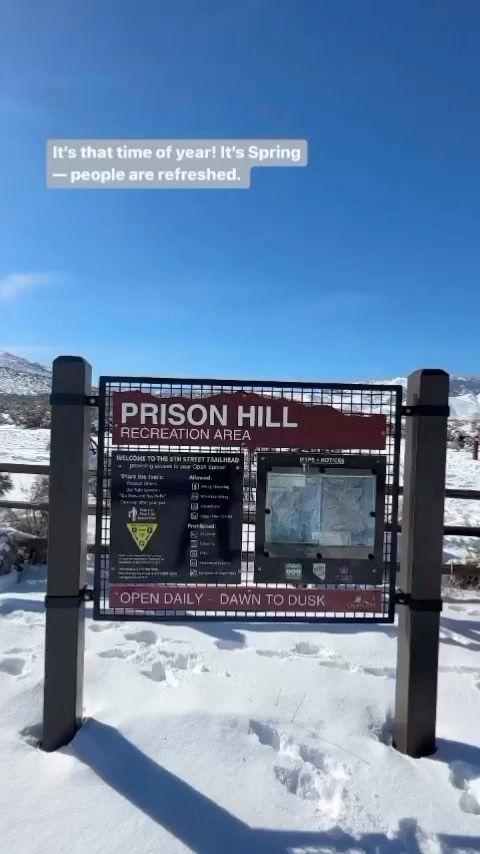 The Prison Hill in Every Season Blog is up on visitcarsoncity.com/blog. Check out our favorite place to recreate year round.

📸: @wildpeakphoto